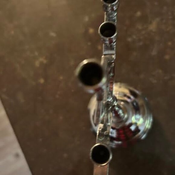 1970- 90's Chrome MUSICAL Menorah - Picture 5 of 7
